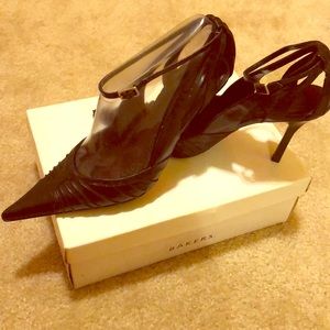 Bakers Black Roberta ankle strap Pump